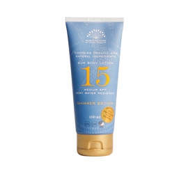 Rudolph Care Sun Body Lotion SPF15 Shimmer 100 ml i parfumerihamoghende.dk